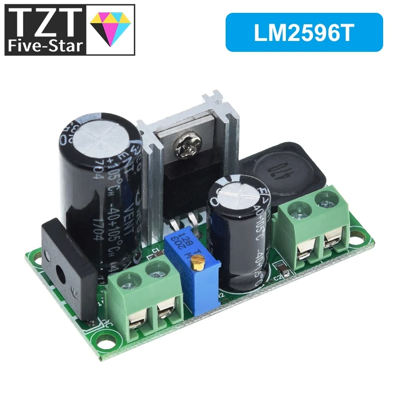TZT 1/3PCS LM2596T LM2596HV DC-DC einstellbares Step-Down-3A-Stromversorgungsmodul DC 5V-50V, 3A Großer Strom Große Leistung – Detail 8