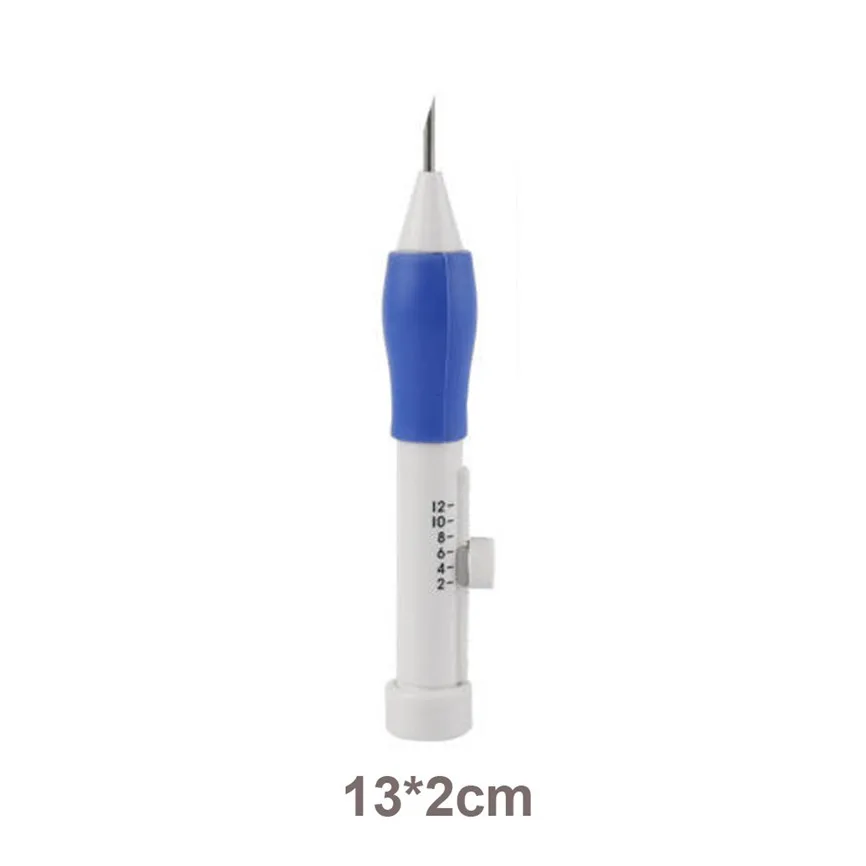 Magic Embroidery Pen Embroidery Needle Weaving Tool Fancy Silica Gel 1Embroidery Pen+4Needles For Embroidery Free Shipping Items