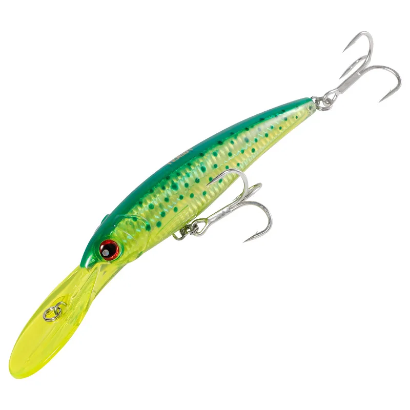 NOEBY 120mm 140mm 160mm Schwimmende Langsam Sinkende Minnow-Angelköder Künstlicher Köder Trolling-Wobbler für Meeres- und Winterangeln