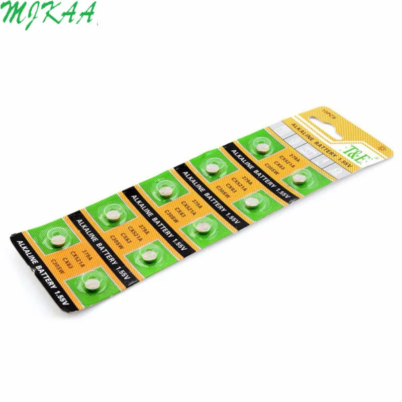 20pcs/pack AG0 LR69 LR521 379A Button Batteries SR521SW D379 Cell Coin Alkaline Battery 1.55V V379 SR63 For Watch Toys Remote