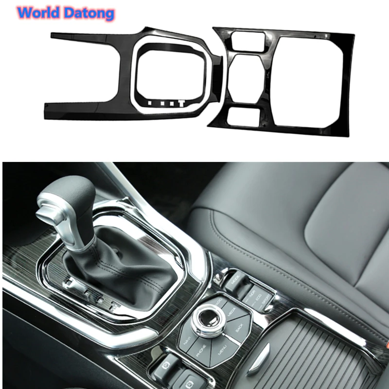 Accessories For Great Wall Haval H6 2017 2018 2019 Stainless Steel Drawing black Gear Shift Panel Decorated Frame