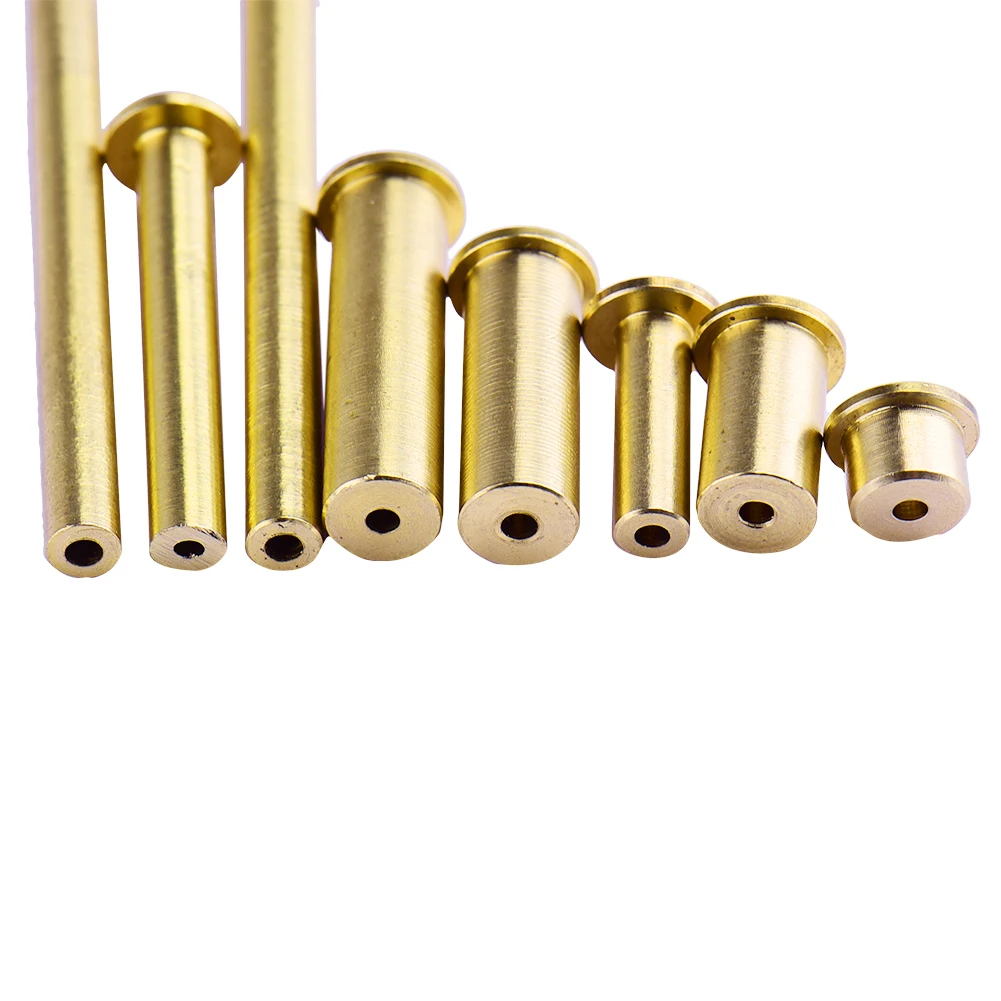 8PCS/ Set Gold Copper Nail Brass Plug Golf Weight Weights For .335 .355 .370 Tip Steel Shaft 2g 4g 6g 8g Club Head Kits