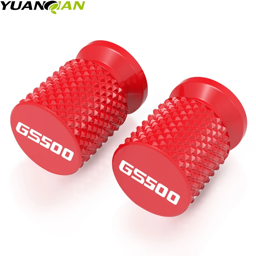 غطاء صمام إطار الدراجة النارية ، ملحق لسوزوكي GS500 1989 1900-2008 2001 2002 2001 2001 2004 2005 2007 GS500 F E