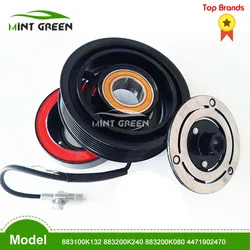 NEW AIR CONDITIONING AC COMPRESSOR CLUTCH FOR TOYOTA HILUX VIGO INNOVA 883100K132 883200K240 883200K080 4471902470 2473003740