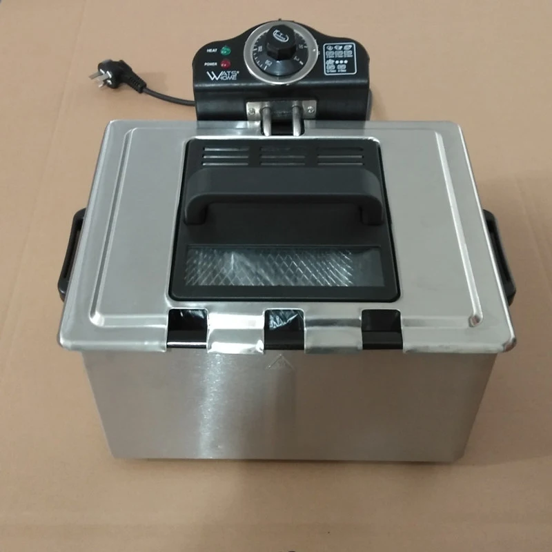 5L Electric Fryer Hot Frying Pan 2000W Small Frying Pan Frying Pan Heat Oiler Frying Pan Constant Temperature