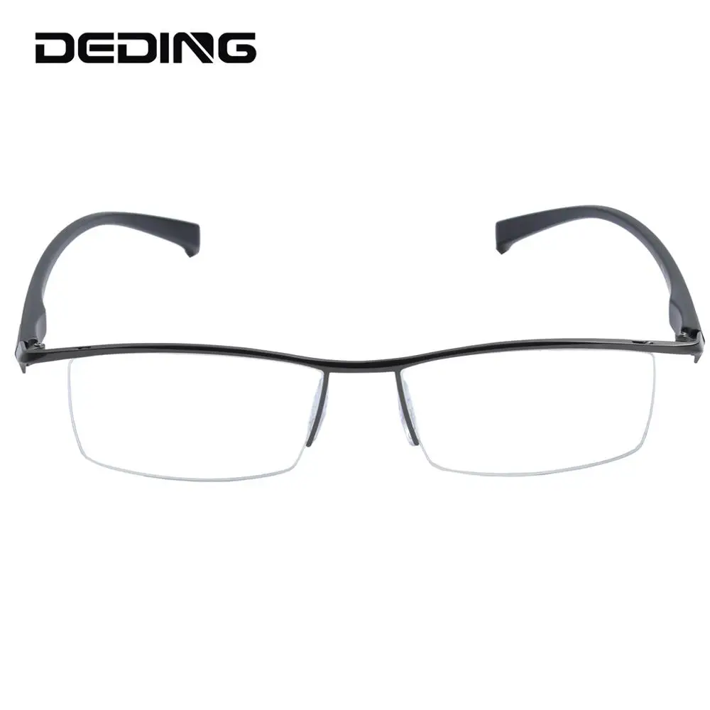 Alloy Half Rim Glasses Frame Men Brand Designer Prescription Eyeglasses Men Business Fashion Optical Frames DD1462