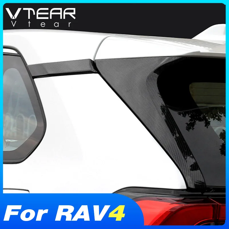 

For Toyota Rav4 Xa50 2019-2023 Exterior Accessories Rear Side Car Window Decoration Cover Abs Chrome Car Modification Product