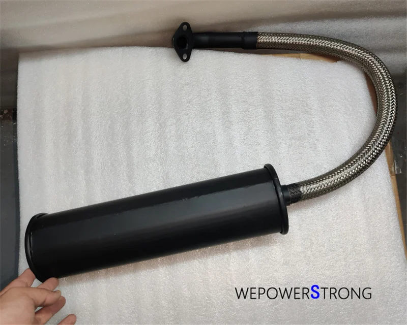 Flexible Muffler Exhasut Pipe Assy. Fits GX160 GX200 Type China 168F 170F 172F 225CC Gas Engine Applied For Exender Generator