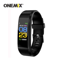 ONEMIX 2023 Sport Pedometers Smart Bracelet Fitness Tracker Step Counter Waterproof Compatible Wristband Blood Pressure Monitor