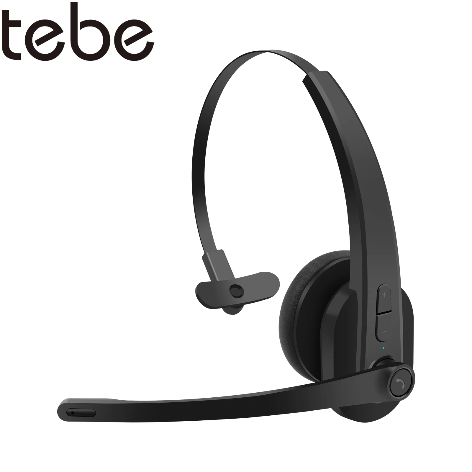 tebe M99 Wireless Microphone Headset Mono Bluetooth Office Earphones Head-Mounted Gaming  Headphones with Noise Cancelling Mute