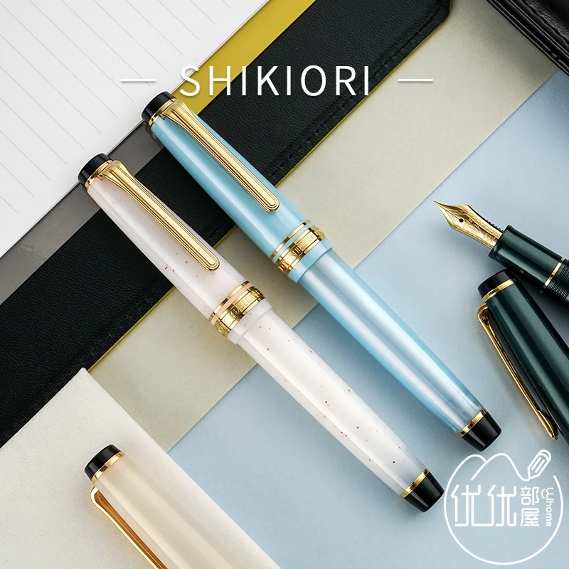 Sailor Original SHIKIORI Season Series 14K Gold Fountain Pen Flat Top 11 - 1224 1227 Limit women Gift calligraphy Collection nib