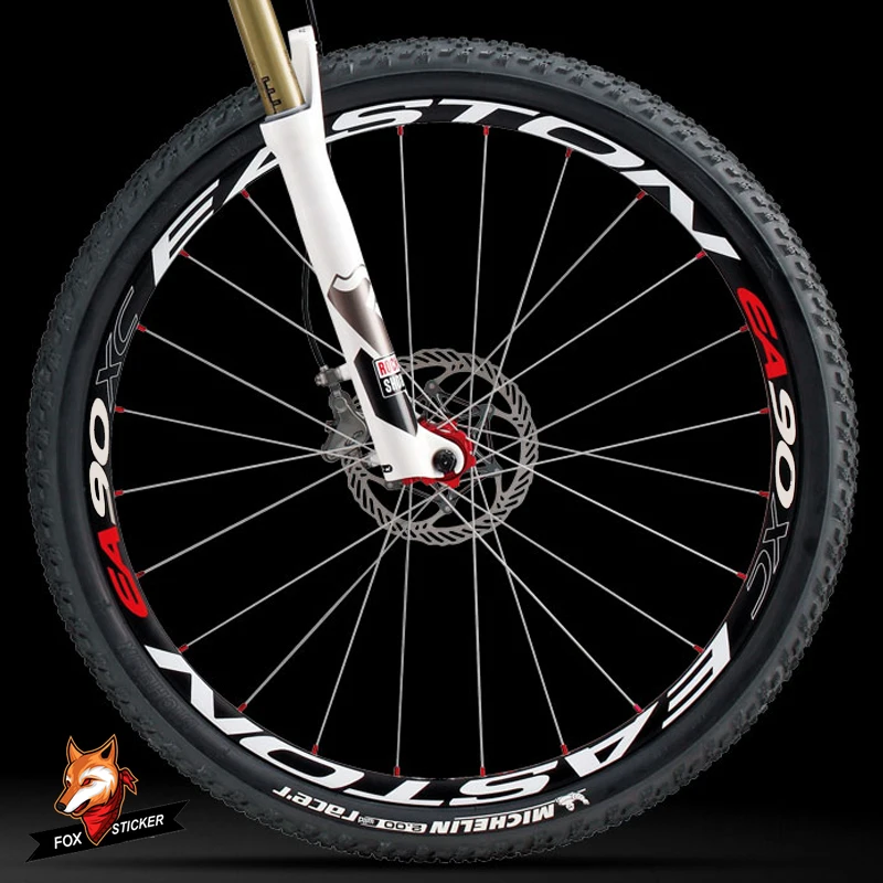 

26er 27.5er 29er MTB Rim Wheel Sticker Bicycle Stickers Cycle Reflective Mountain Bike Wheels Decal for EA90 XC