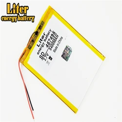 Tablet pc 3.7V 5400mAH (polymer lithium ion battery) Rechargeab battery for tablet pc 7 inch 8 inch 9inch [457495]