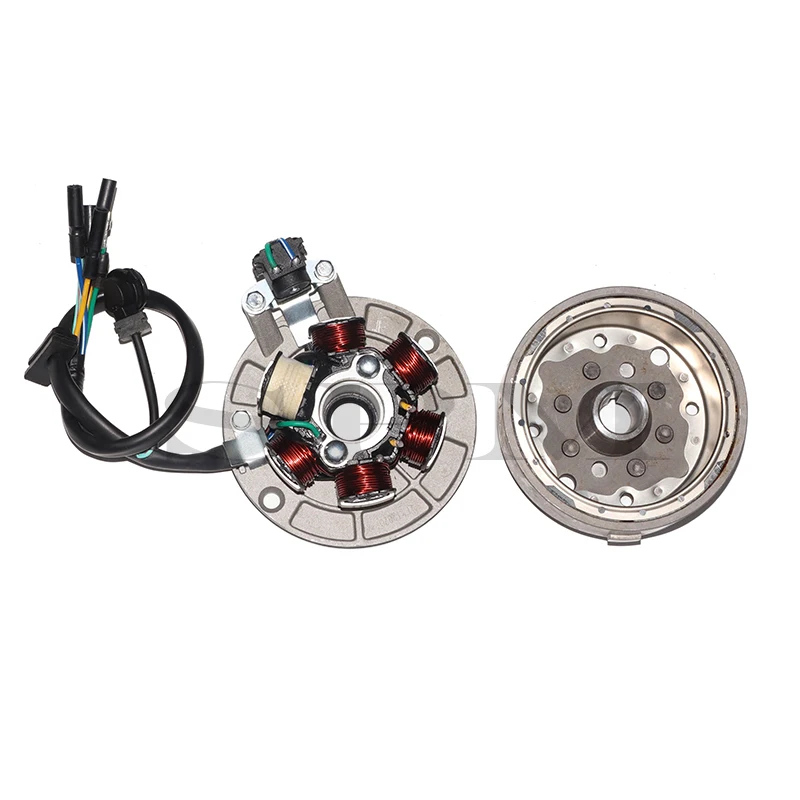 140cc engine ignition electromagnetic stator electromagnetic flywheel kit is suitable for LF140 YX140 horizontal engine parts