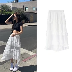 kpop Korean Celebrity the same White Super sweet Fairy dress summer kawaii elegant dress women streetwear tshirt dresses clothes