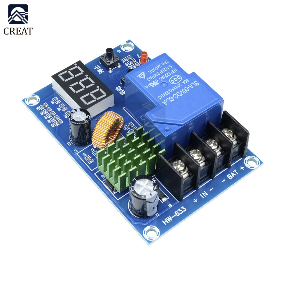 XH-M604 Battery Charger Control Module DC 6-60V Storage Lithium Battery Charging Control Switch Protection Board