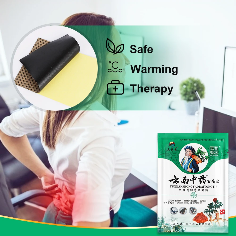 8-64Pcs Back Pain Chinese Medicine Plaster Creatine Muscle Pain and Articular Joints Artrite Arthritis Knee Patches