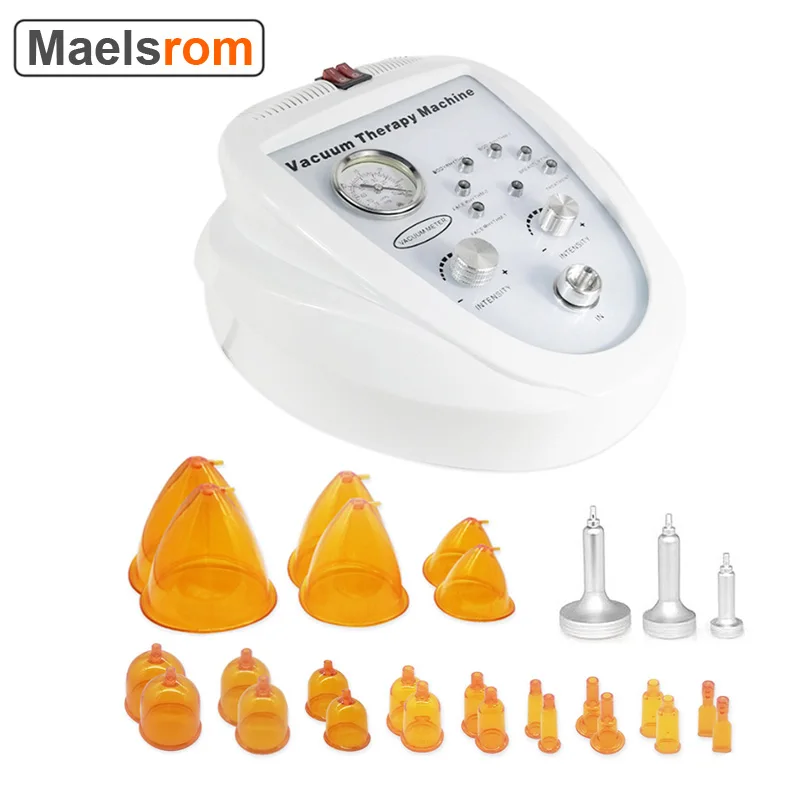 Breast Enlargement Pump Colombien Lifting Vacuum Therapy Machine and Butt Lift Enhancer With 24 Orange Cup BBL Machine