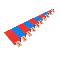 Montessori Wood Educational Toys Number Rods 10-100cm/ 1-10 Numberical Puzzles Kids Learning Resources Math Game for Children