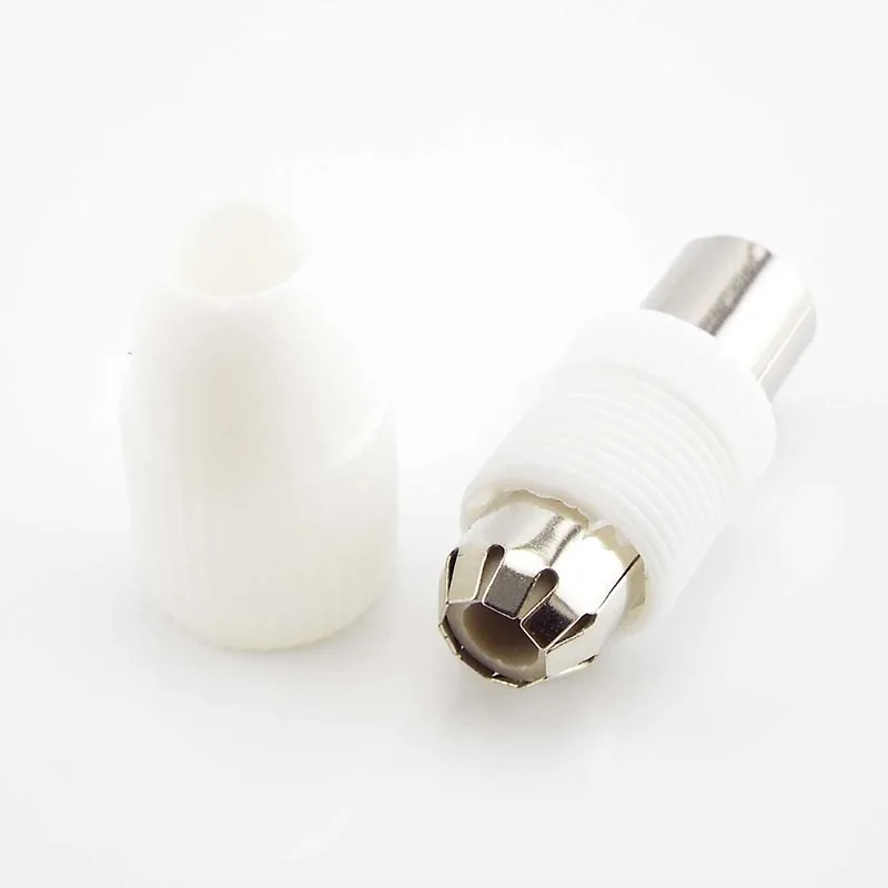 10 Stuks 75-5 Gratis Lassen Rf Televisie Man Vrouw Plug 9.5 Tv Rf Terminal Antenne Connector 9.5 Video plug Adapter