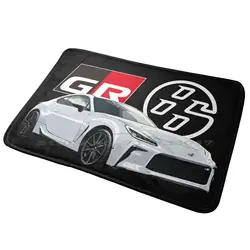 Gr86 Gazoo Racing 86 Apex White Entrance Door Mat Bath Mat Rug Mail Post Office Cute Kawaii Pink Red Heart Angel Soft Lovecore