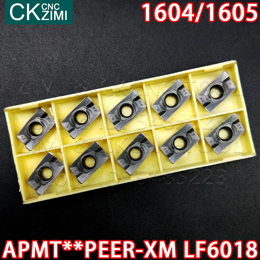 APMT1604PEER-XM LF6018 APMT1605PEER-XM LF6018 Carbide Insert milling tool CNC Indexable metal lathe tool APMT for stainles steel