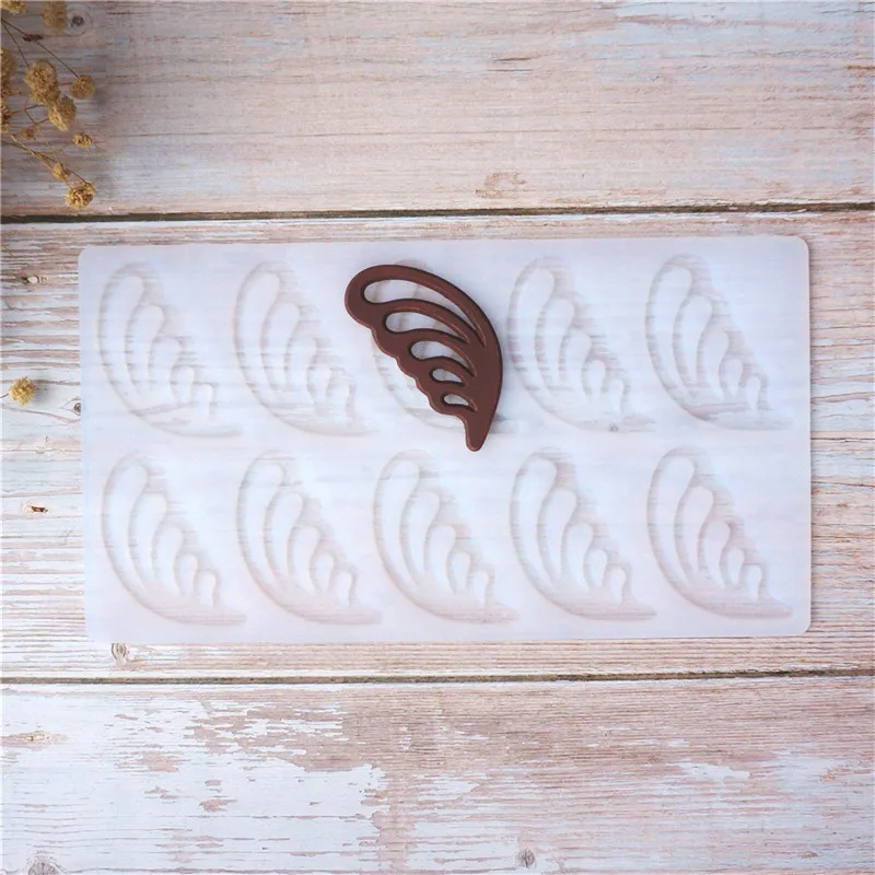 Hot DIY 3D Heart/Leaf Shape Silicone Mold Cake Decorating Tool Cupcake Chocolate Mould Decor Muffin Pan Baking Stencil Cake Mold