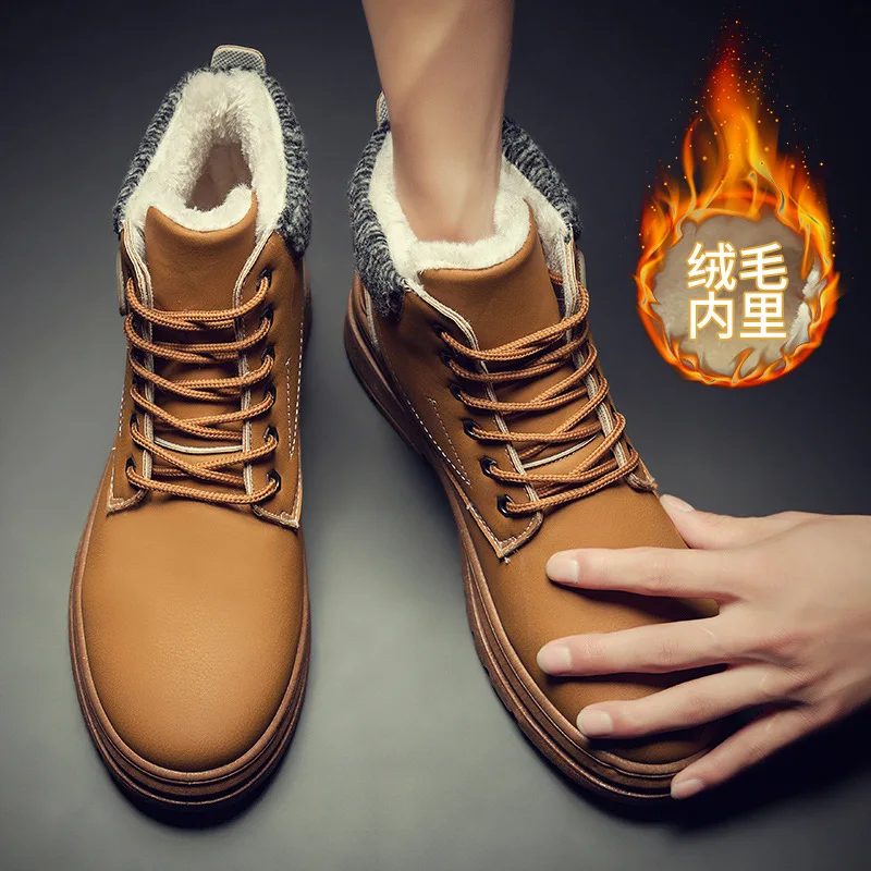 Chất Lượng Cao Nam Giày Bốt Martin Phối Ren Gót Thấp Martens Botas Mujer Mắt Cá Chân Giày Boots Unisex Da PU CLB Chelsea martins Bo