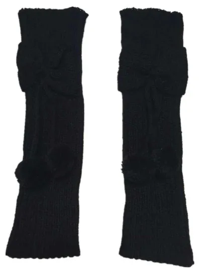Beliebte Herbst Mädchen Schmetterling Knoten Ball Socke Abdeckung Gestrickte Wolle Boot Abdeckung Bein Schutz Abdeckung Winter Beinlinge Frauen – Detail 5