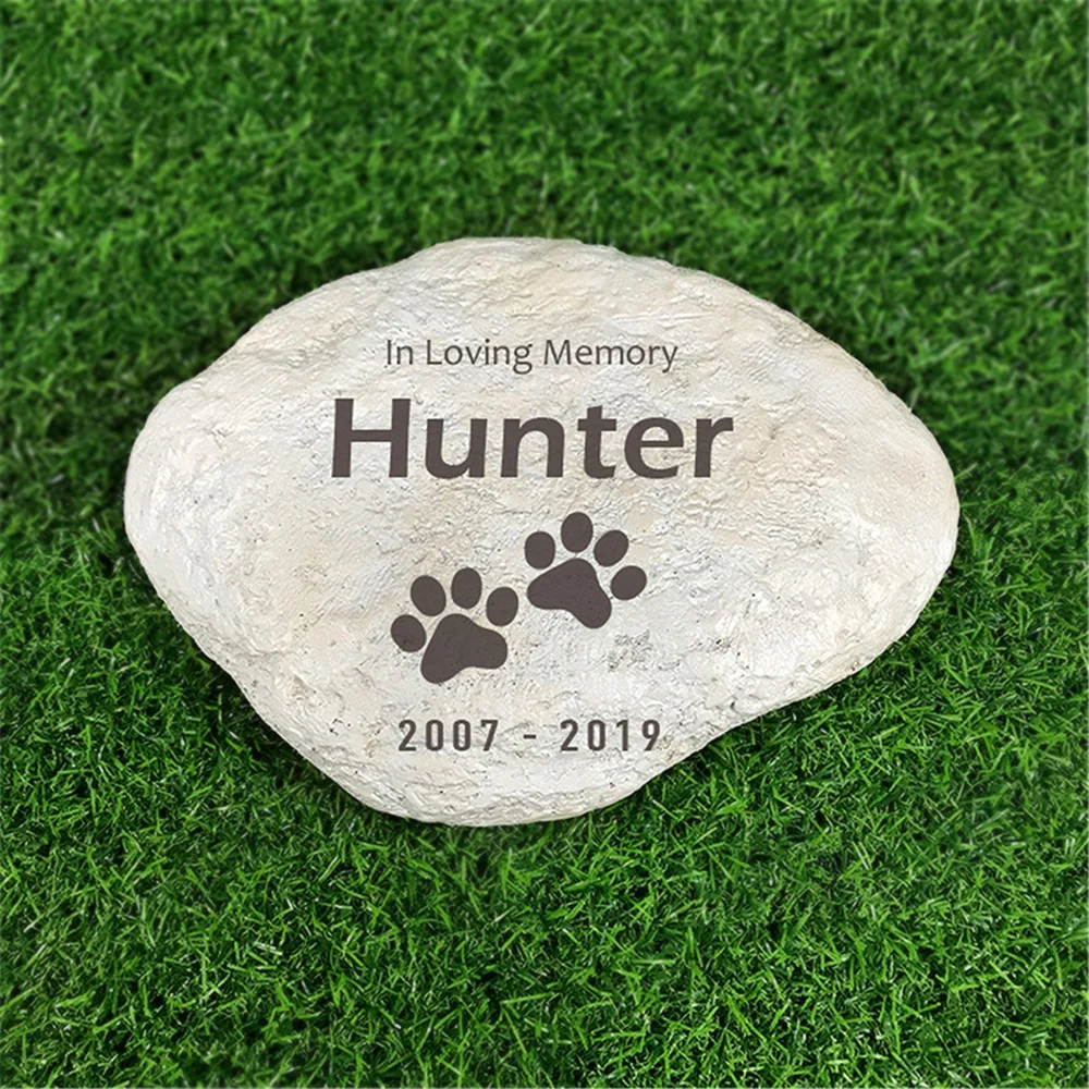 Outdoor Indoor  Garden Decoration Resin Goose Soft Stone Custom Memorial Garden Stone Or Decorative Stones For Graden JSYS