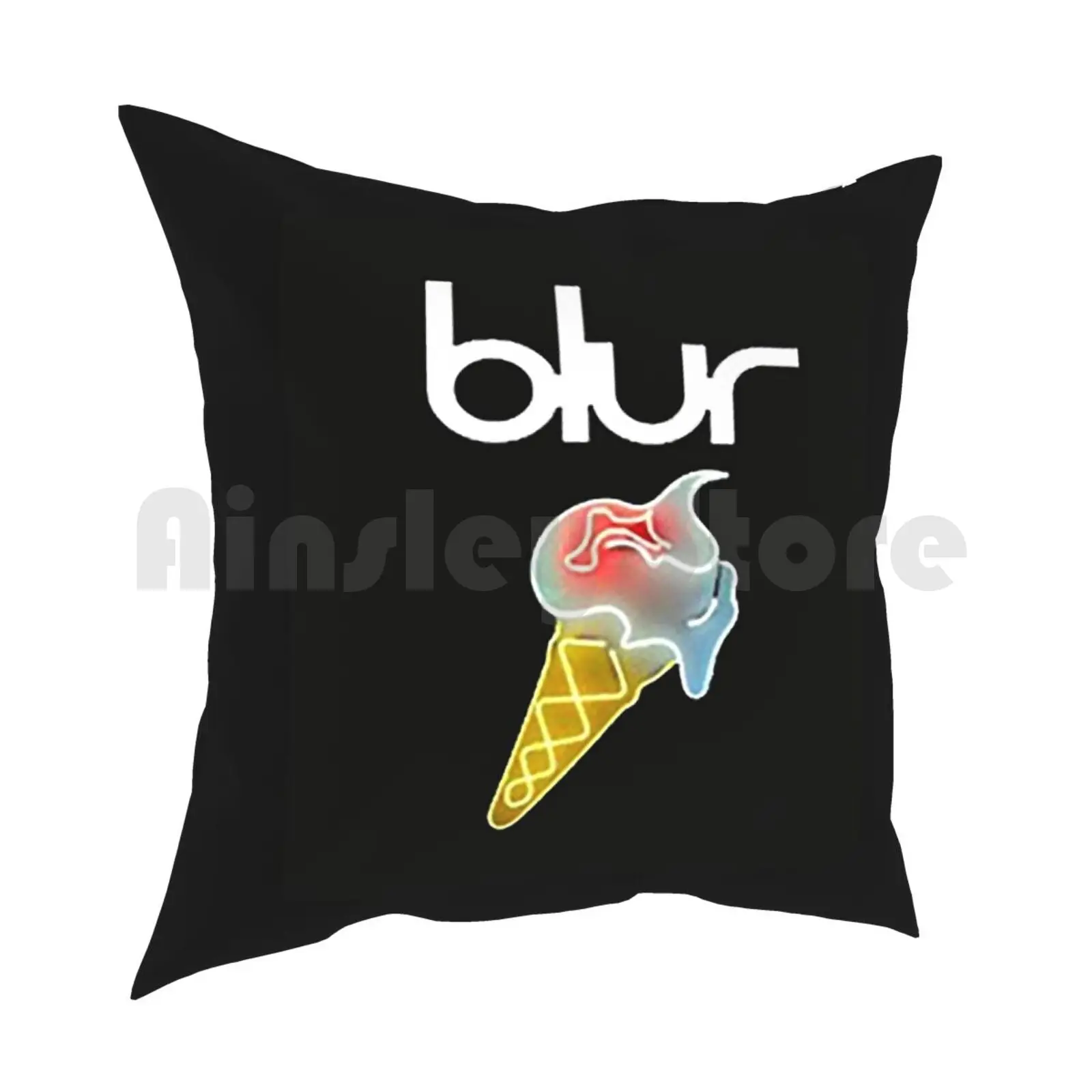 Blur Band Pillow Case Printed Home Soft Throw Pillow Band Phone Skin Blur Band Galaxy Blur Band Popular Blur Band Blur