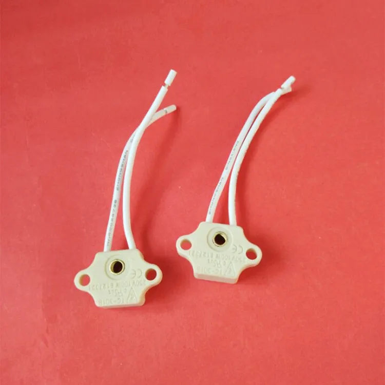 2pcs Topcon 6V20W special lamp holder for slit lamp G4 lamp holder ceramic lamp holder