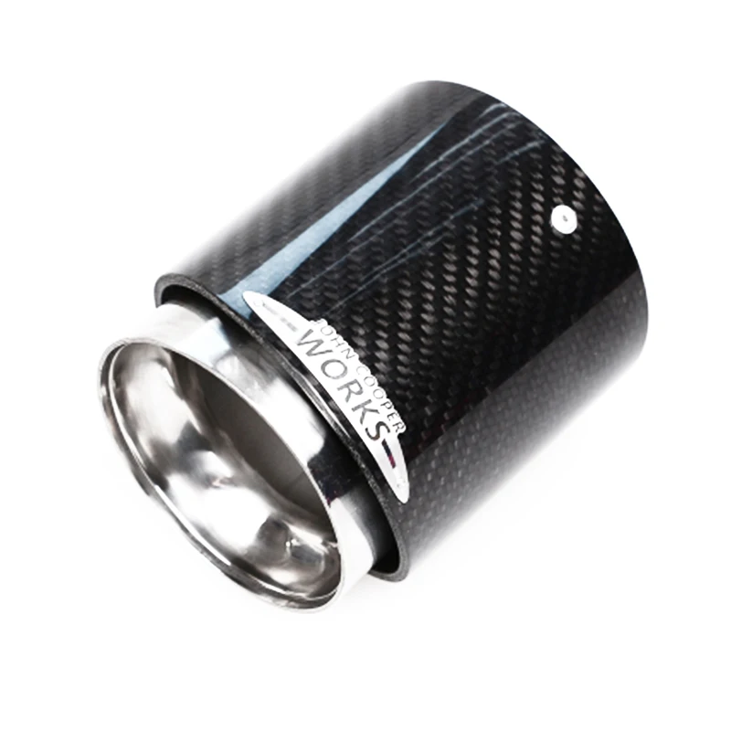 Carbon Fiber Car Exhaust Pipe Muffler Tip Cover For Mini Cooper Accessories R55 R56 F54 F55 F56 F57 R60 R61 F60 R57 R58 R59