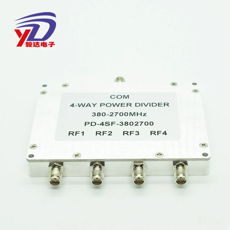 Power Divider SMA One Point Four 380-2700MSMA Female Header Combiner 3G/WIFI Coverage Low Attenuation Test Dedicated