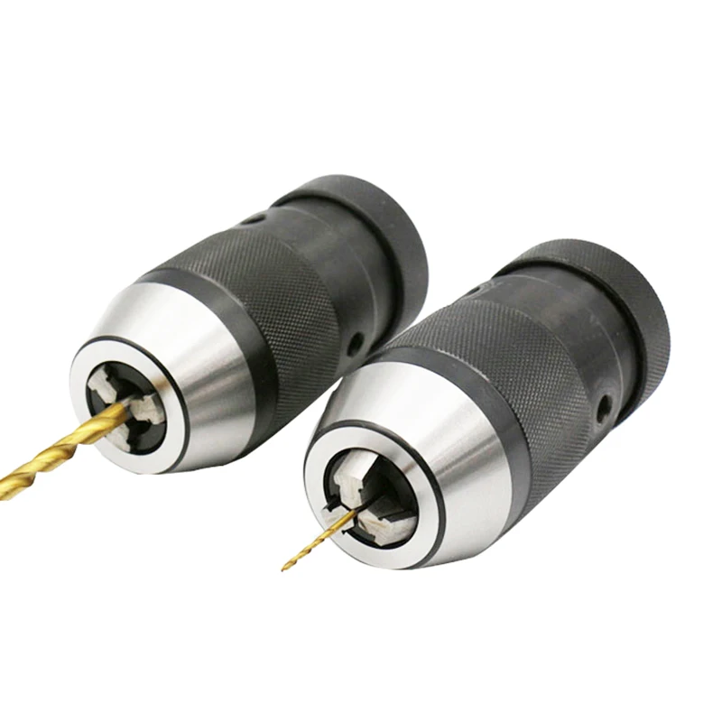 Torno Broca Chuck Auto-aperto Light Duty Taper para Torno Furadeira Elétrica Máquina de Perfuração Cnc 113 mm B16 1pc