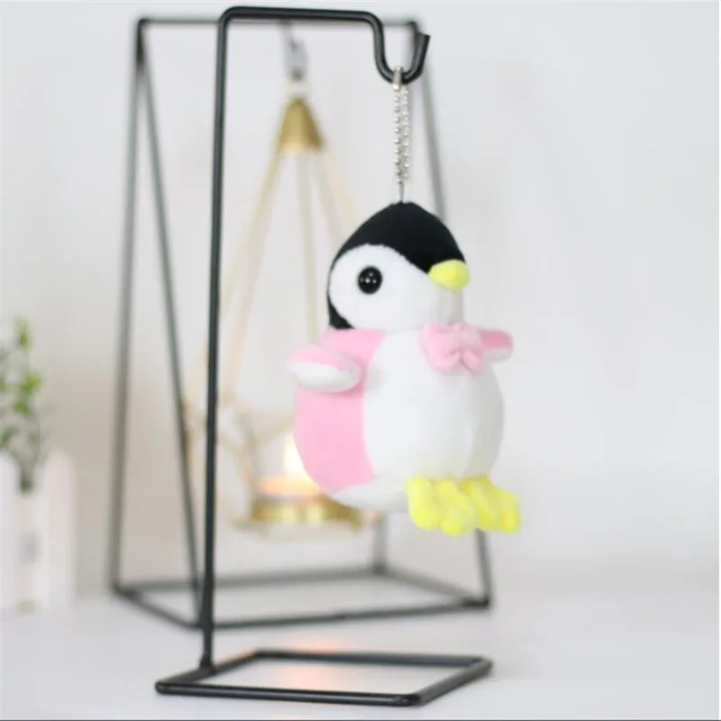 Porte-clés pendentif pingouins de dessin animé pour enfants, jouets en peluche PenEcolPlush, jouet en peluche, sac de beurre, bijoux pour enfants, offre spéciale, 10cm, 1PC