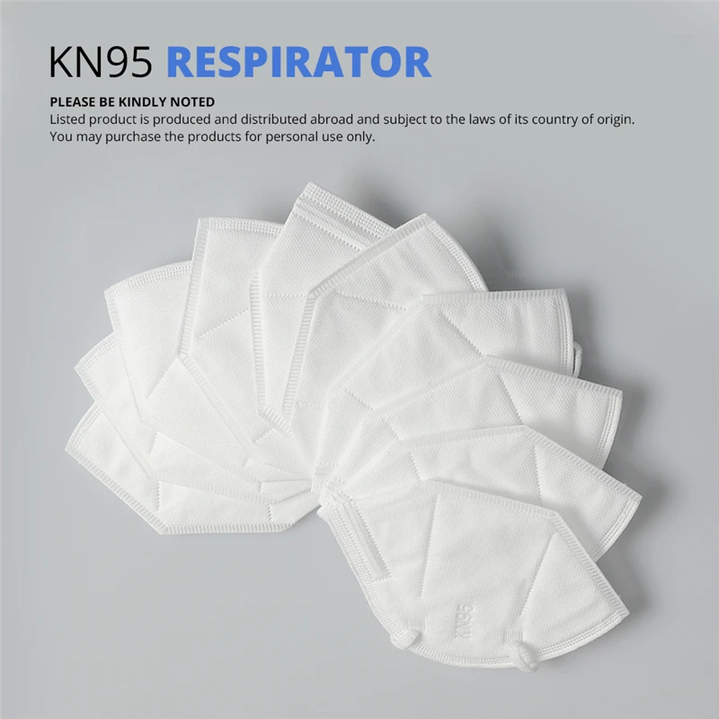 KN95 Mascarillas Facial Face Mask 95% PM2.5 FFP2 CE 5 Layers Filter Breathable Health Disposable Mouth Mask For Face Mascarilla