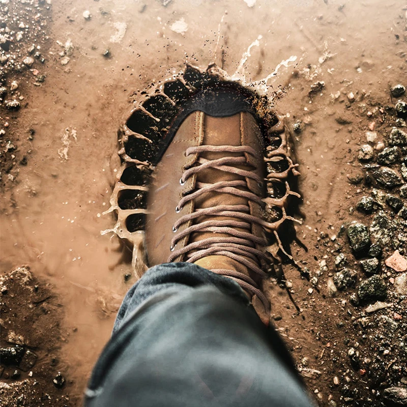 HUMTTO wodoodporne buty górskie dla kobiet skórzane buty trekkingowe oddychające odkryte górskie polowanie taktyczne trampki