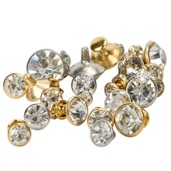 Clous en diamant et strass pour l'artisanat du cuir, 5/6/7/8/9/10/12mm