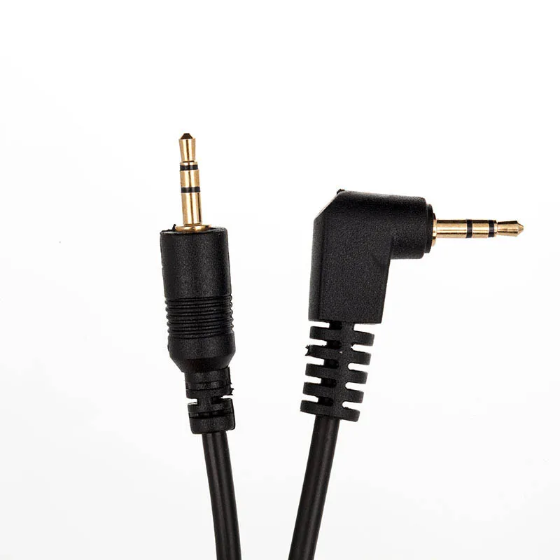 Cable de liberación de obturador de Control remoto N3, E3, S1, L1, con enchufe de 90 grados, S2, E2, UC1, Cable en espiral para Canon, Sony, Fujifilm, Panasonic