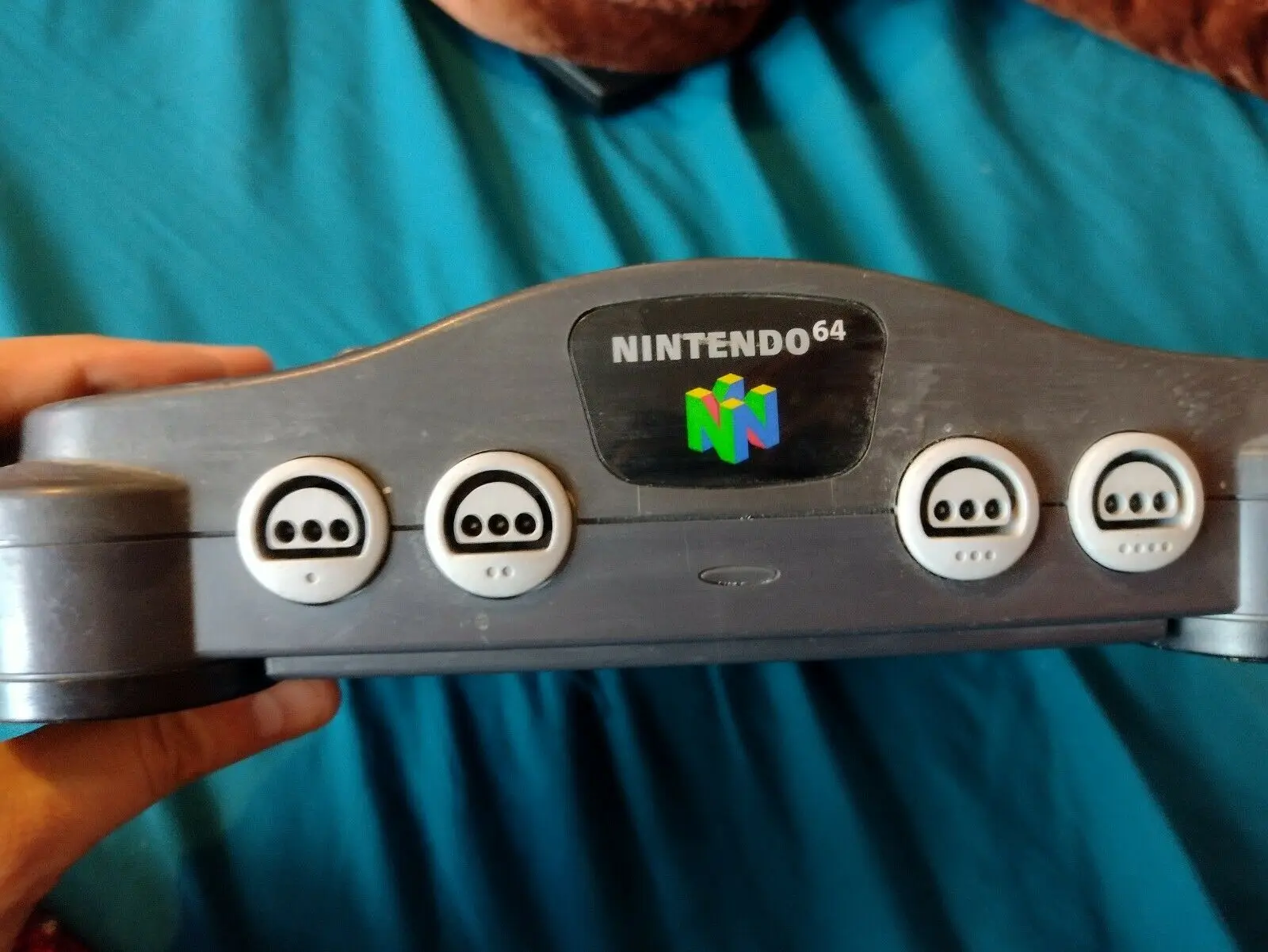 Retro Nintendo N64 Black Console 64 System Replacement Console Good Tested Arcade Video Game Only Console