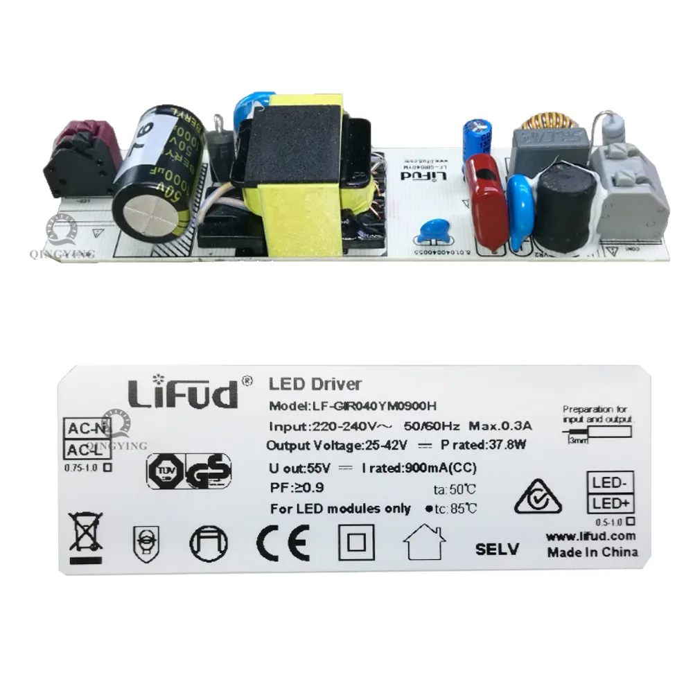 Lifud LED Driver YM YS Series 25-42V 800mA 900mA 1000mA 1050mA 1200mA 1300mA 1400mA 1500mA 40-60W trasformatore di alimentazione LED