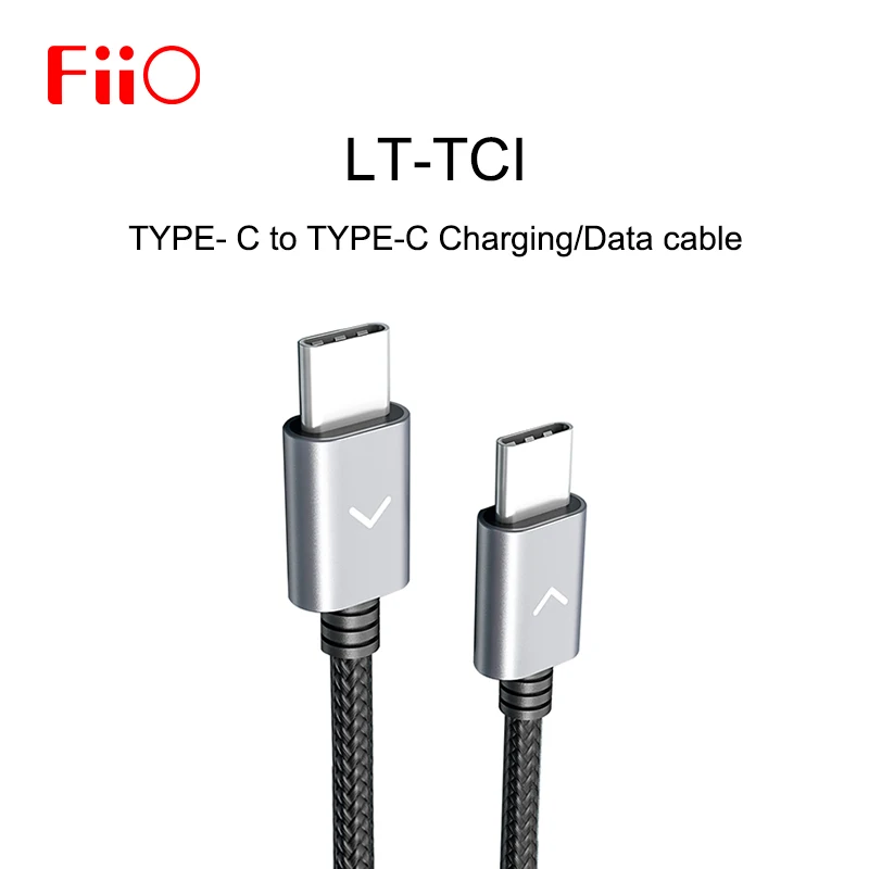 Кабель для зарядки и передачи данных FiiO LT-TC1 Type-C для M15/M11/M5/M6/BTR5/BTR3, усилитель музыкального MP3-плеера