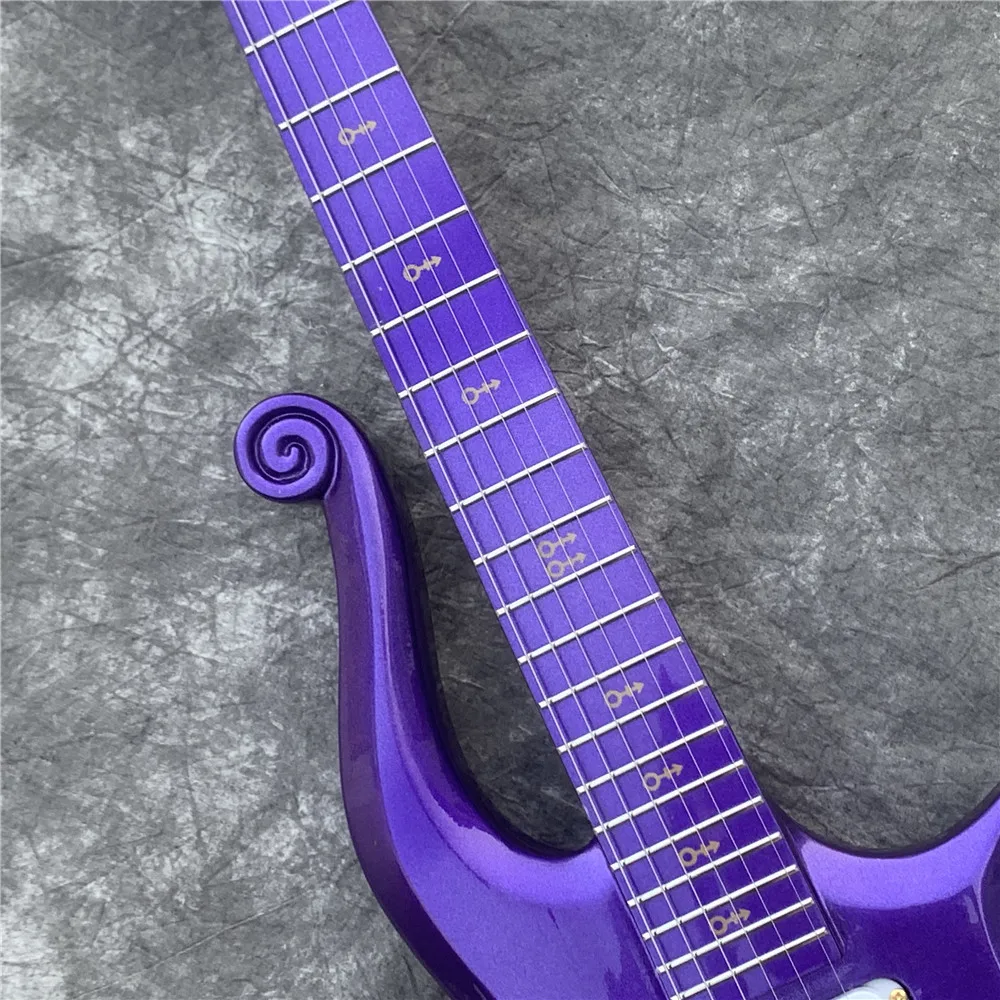 Super Rare Prince Cloud Sparkle Pearl purple Electric Guitar In purple guitars guitarra in stock