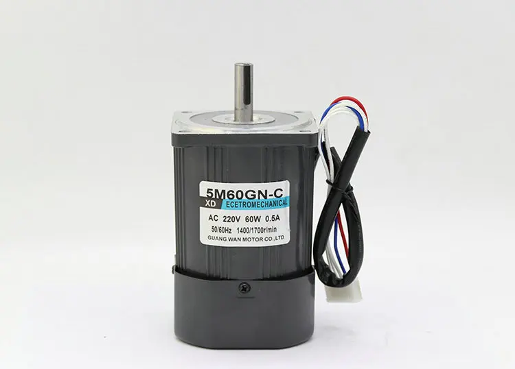 

AC220V 50HZ 60W 1400/2800RPM Permanent Magnet Speed Control Motor Suitable for mechanical equipment, power tools,DIY power,etc.