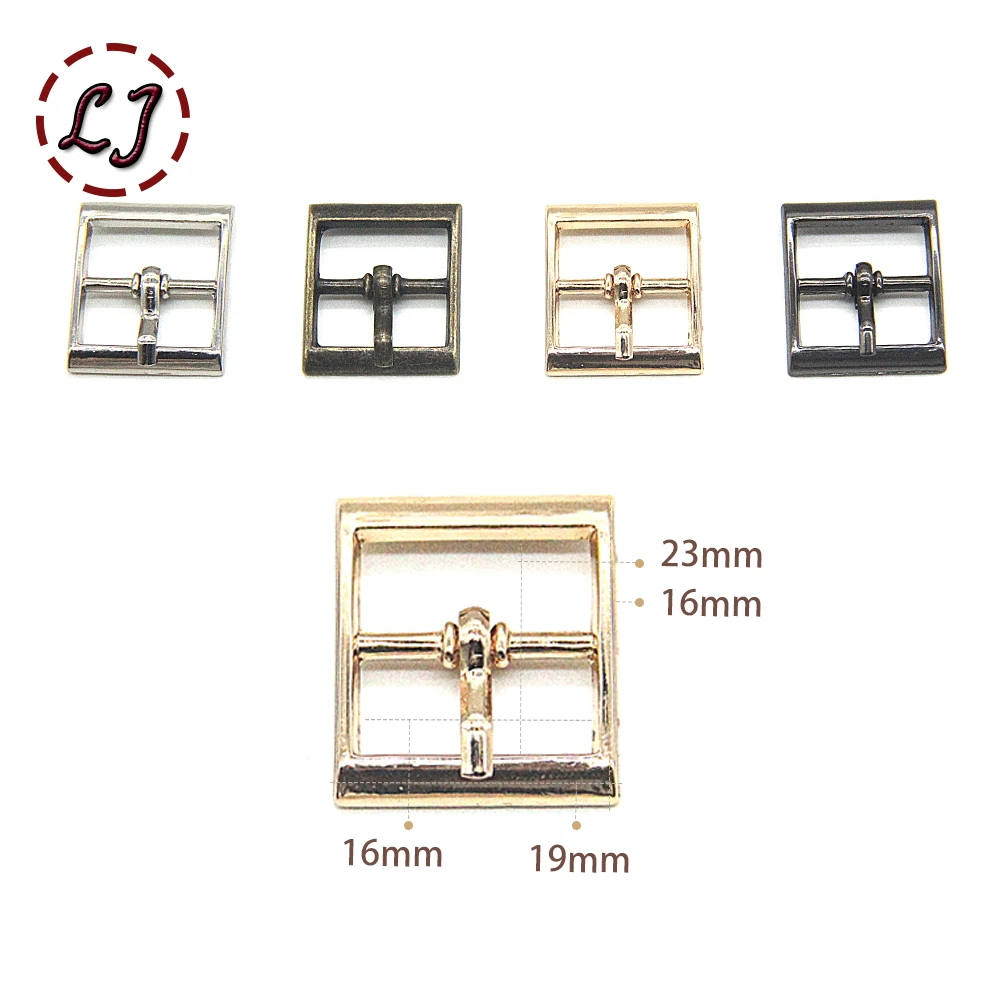 20pcs/lot 16mm silver bronze gold Square metal shoes bag Belt Buckles decoration DIY Accessory Sewing