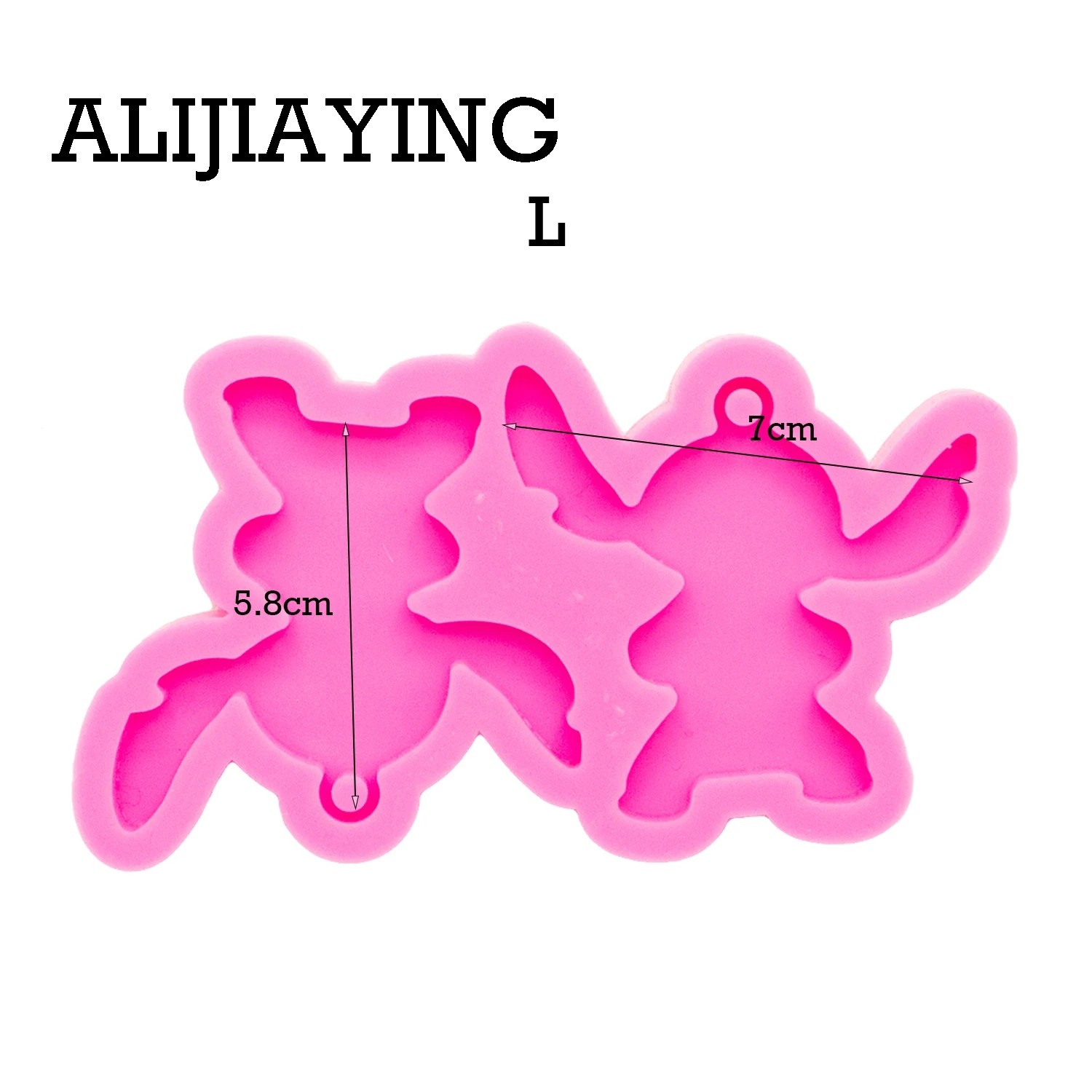 DY0364 Shiny plane Anime Earrings Silicone Mold DIY Craf Mould Epoxy Resin Custom Mold 100% Food Grade Silicone