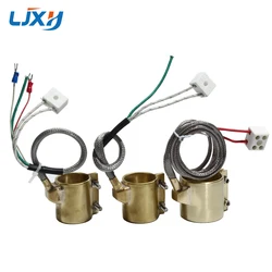 LJXH Brass Band Heater Electric Heating Ring 25x30/30x30/30x35/30x40/30x45mm Inner Diameter x Height with Two/Three/Five Wire