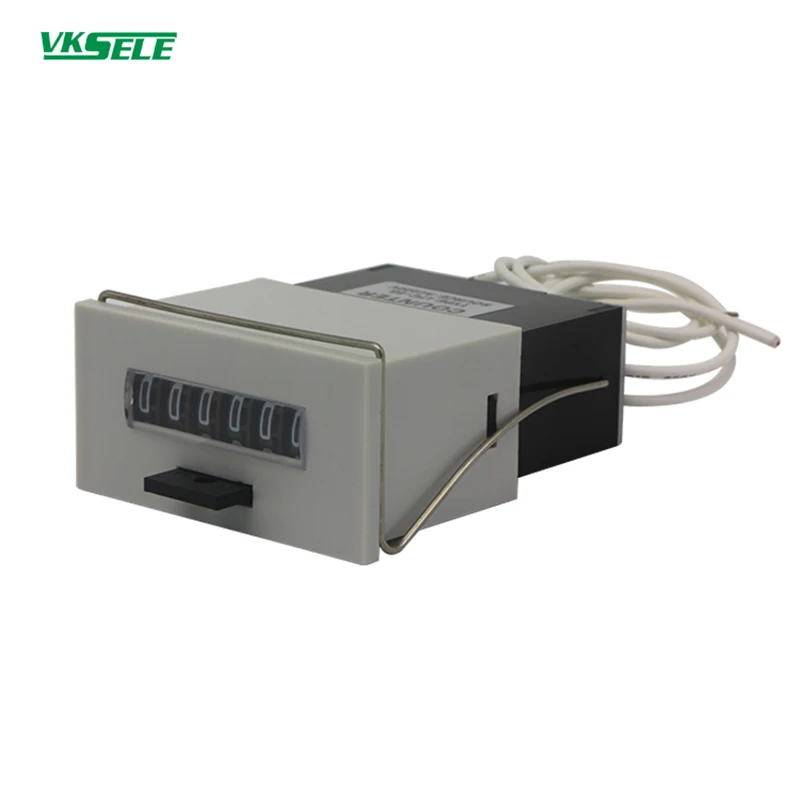 Yueqing fabrik 6 digit LFC-6S Frühling clip oder schraube typ elektromagnetische elektrische zähler