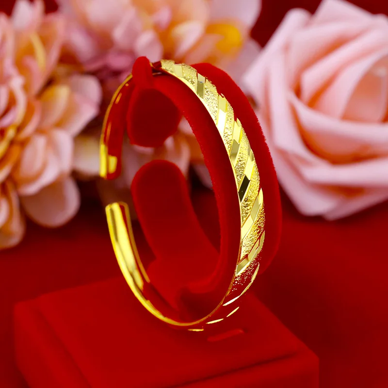 

Fashion Romantic Anniversary Retro Women Bracelet 18K Gold Jewelry for Wedding Engagement Gift Meteor Shower Starry Bracelets